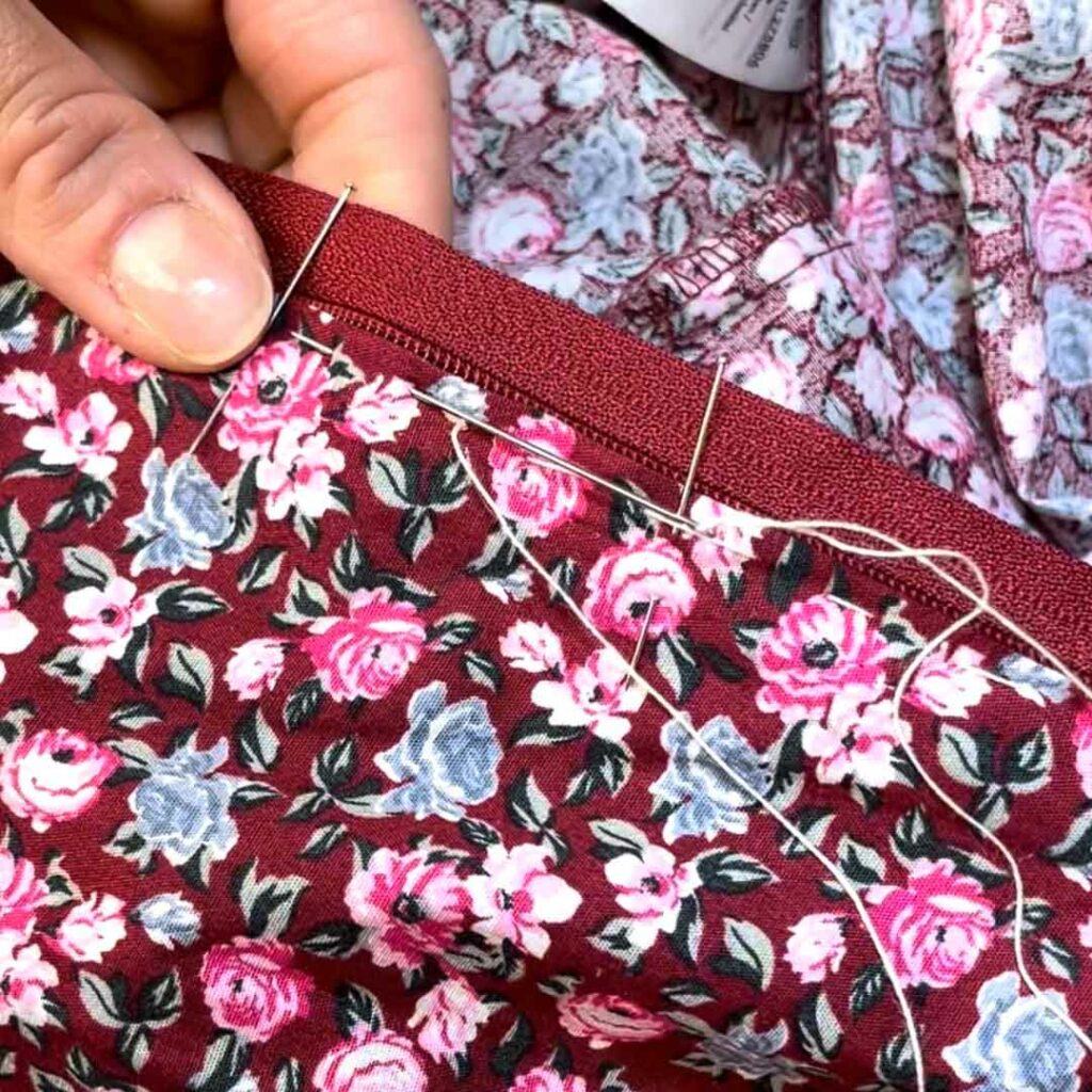 Handstiche: Heftstich