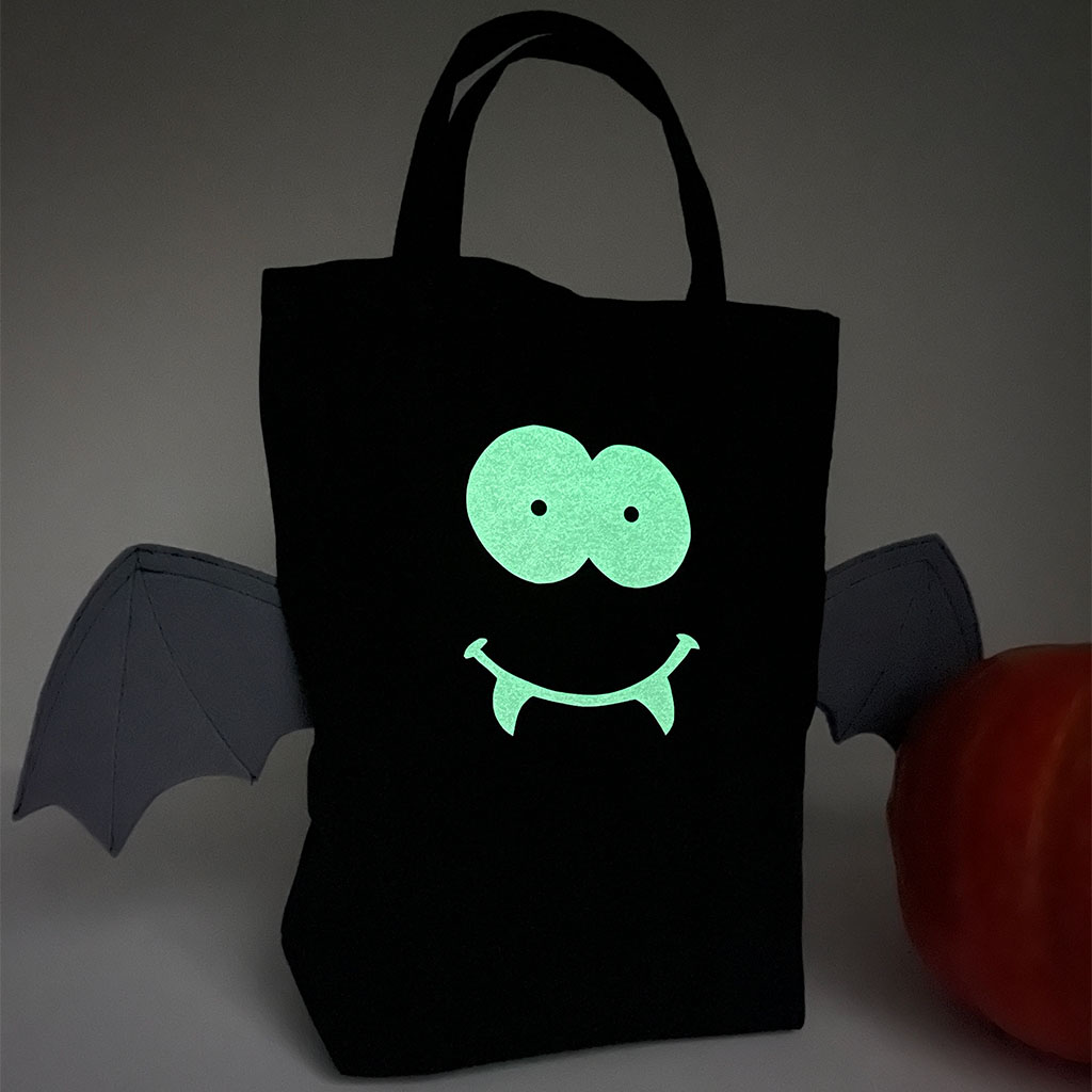 Halloween Fledermaus Sackerl - Leuchtende Augen