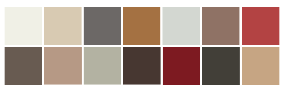 Farbfelder - Trendfarben Herbst/Winter 2025/2026